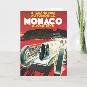 Cartão ò Prix grande de Monaco