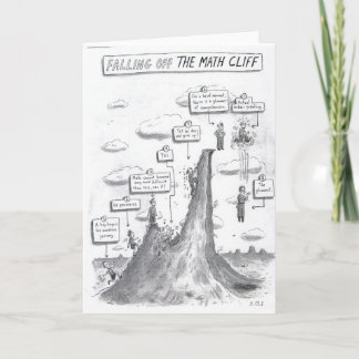 Cartão O processo da matemática