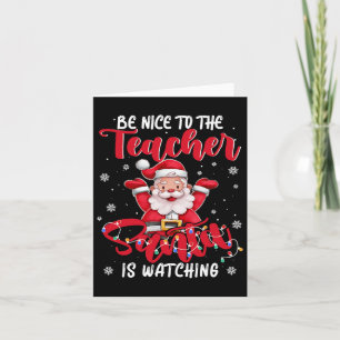 Cartão O Professor Xmas É Bom Para Os Papais noeis De Pro