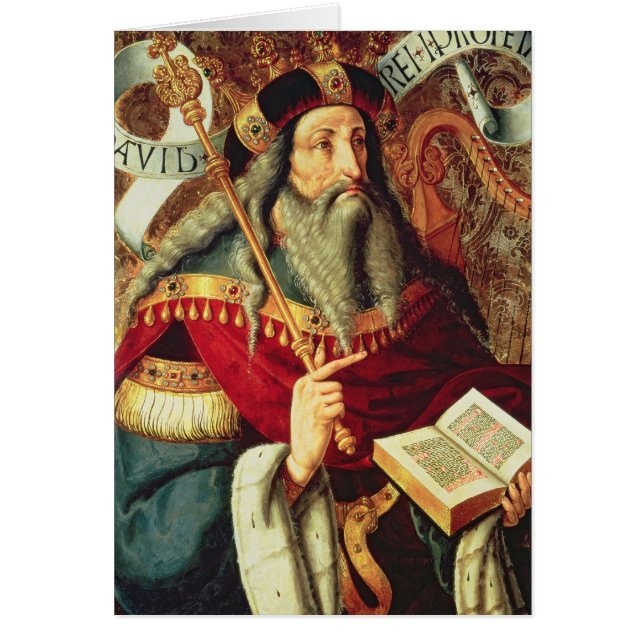 Cartão O profeta David (Frente)