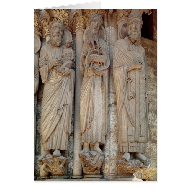 Cartão O Profeta Simeon, Rua, João Batista (Frente)