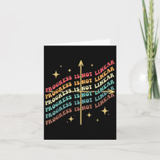 Cartão O Progresso Não É Linear Sped Motivação Insraciona
