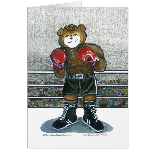 Cartão O pugilista (Frente)