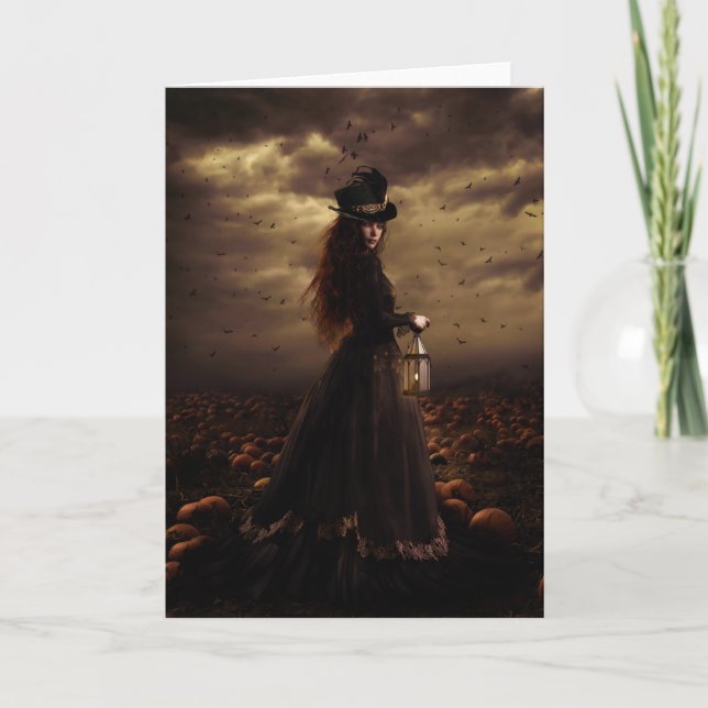 Cartão O Pumpkin Patch (Frente)