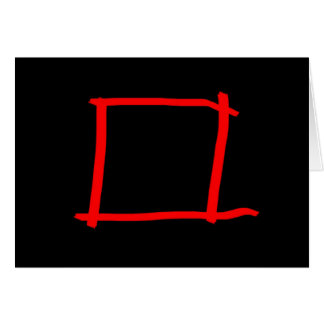 CARTÃO O QUADRADO DA RACIONALIDADE FALSA