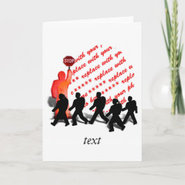 Cartão O Quadro de Fotografias da Guarda Cruzada