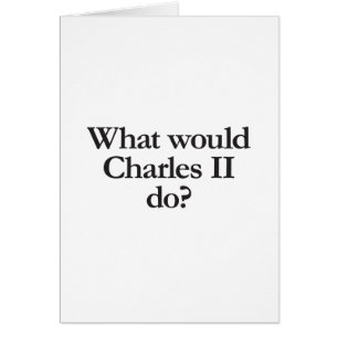 Cartão o que charles eu faria