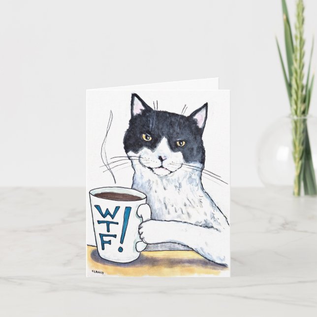 Cartão O Que Felino (Frente)