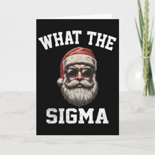 Cartão O Que O Sigma Papai Noel Piada Natal Meme Xmas Riz