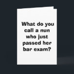 Cartão O que você chamam uma freira que apenas passasse<br><div class="desc"></div>