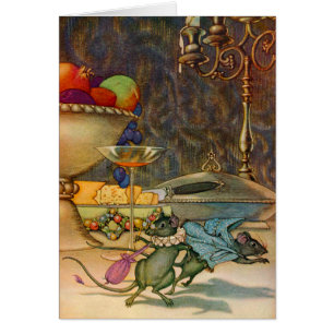 Cartão O Rato da Cidade e o Rato do País