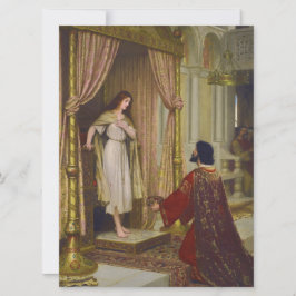 Cartão O Rei e a Menina Menina