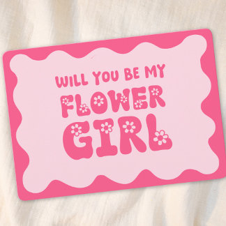 Cartão O Retro Rosa Bonito É Minha Proposta De Menina Flo