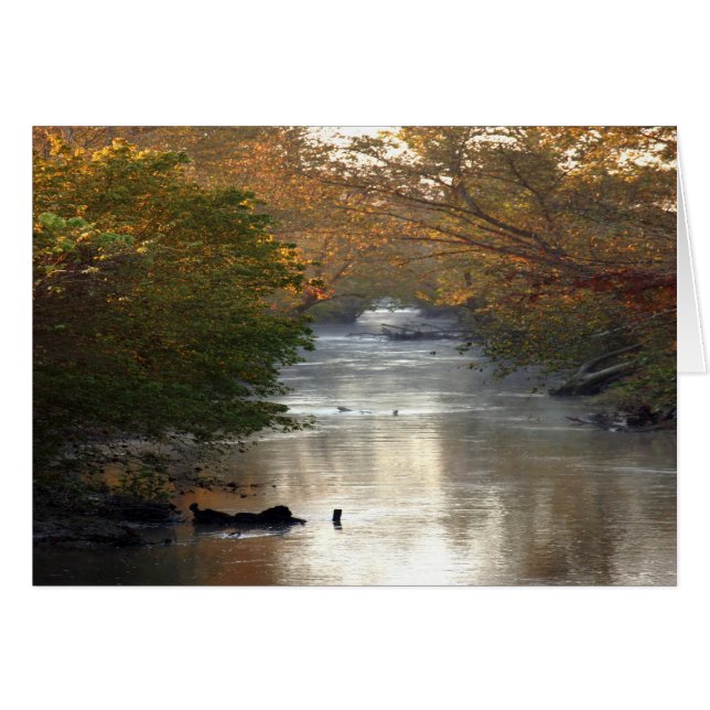 Cartão O riacho (Frente horizontal)