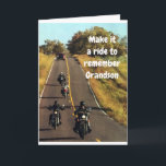 CARTÃO ** O RIDE DE GRANDSON** NO SEU "ANIVERSÁRIO"<br><div class="desc">DIGA A ELE NO ANIVERSÁRIO...  "GRANDSON GOSTA DA CARONA",  PORQUE NÃO É TODO DIA QUE VOCÊ TEM UM ANIVERSÁRIO. OBRIGADOS POR PASSAR POR 1 DAS MINHAS 8 LOJAS!!!!</div>