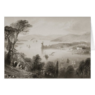 Cartão O rio da cortiça de baixo da estrada de Glanmire