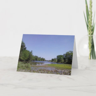 Cartão O rio Sacramento americano, CA