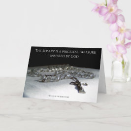 Cartão O Rosário, Um tesouro inestimável inspirado por De