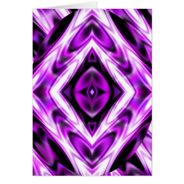 Cartão O roxo é Groovy (Frente)