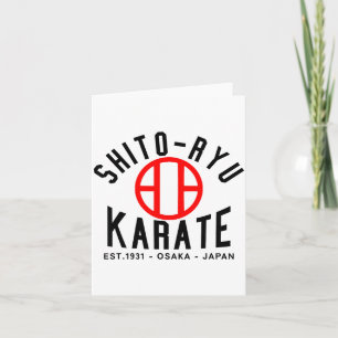 Cartão O-ryu Caratê Japão Artes Marciais