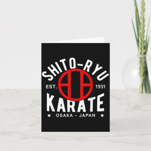 Cartão O Ryu Karate Do Artes Marciais Japão Tóquio
