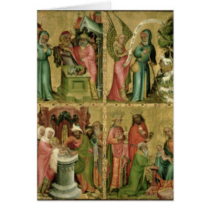 Cartão O sacrifício de Joachim, a circuncisão de