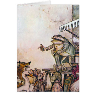 Cartão O sapo do grasnado