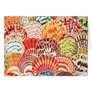 Cartão O Scallop Shell do tecido de Philip Jacobs carda