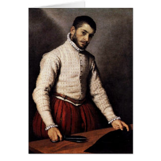 Cartão O Schneider/IL Sarto por Giambattista Moroni.