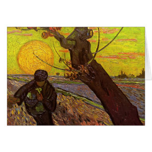 Cartão O Semeador por Vincent van Gogh