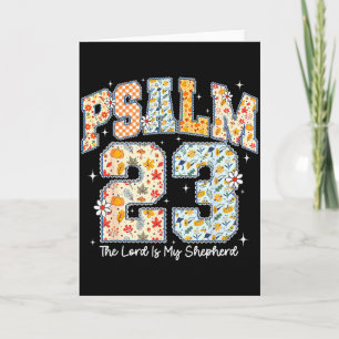 Cartão O Senhor É Meu Pastor Salmo 23 Versículo Bíblico C