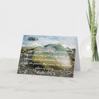 Cartão O Senhor é o meu Rock Notecard