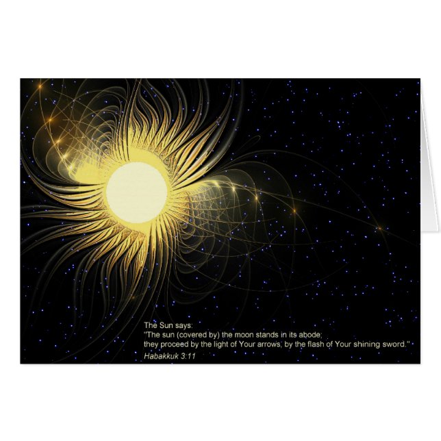 Cartão O Sol (Frente Horizontal)