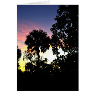 Cartão O sol está aumentando