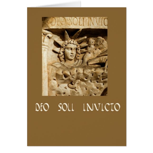 Cartão O Sol Inconquistado (Frente)