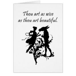 Cartão O sonho de noite de plenos Verões