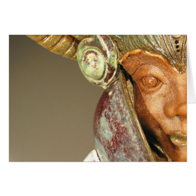 Cartão O sonho do guerreiro mim (Frente Horizontal)