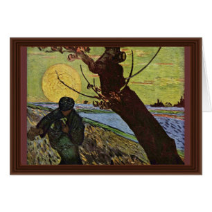Cartão O Sower por Vincent van Gogh