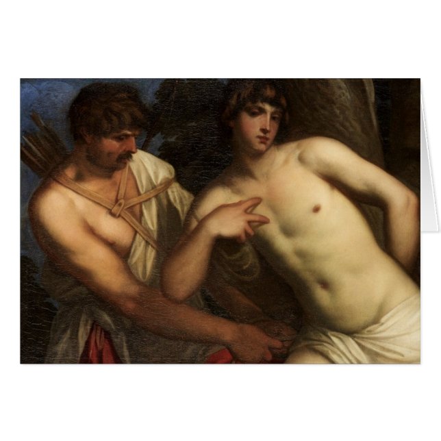 Cartão O St. Sebastian é limitado (Frente Horizontal)