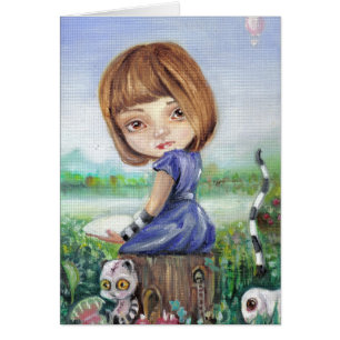 Cartão O stump. de árvore velho