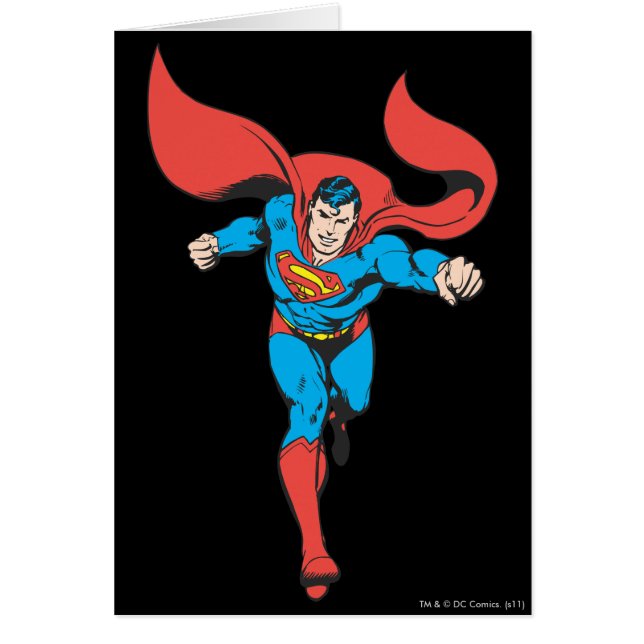 Cartão O Super-Homem Avança 2 (Frente)