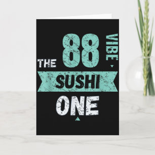 Cartão O Sushi Um _ Casal Família Amigos Correspondentes