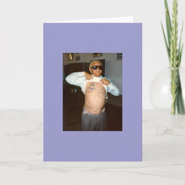 Cartão O tatuagem de Aloba (Frente)