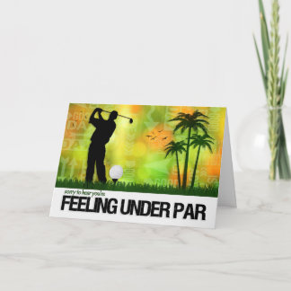 Cartão O Tema do Esporte de Golfer Masculino Fica Bem