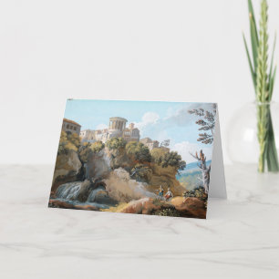 Cartão O Templo de Vesta   Giovanni Battista Busiri