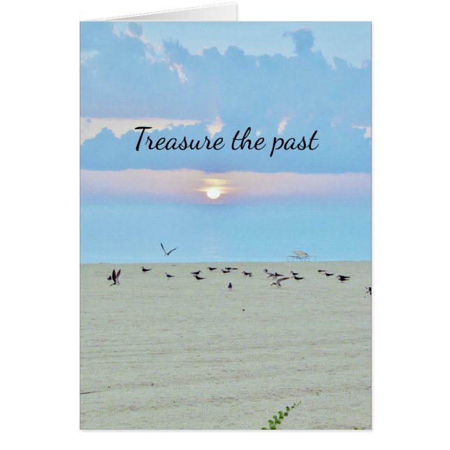 Cartão O tesouro do passado (Frente)