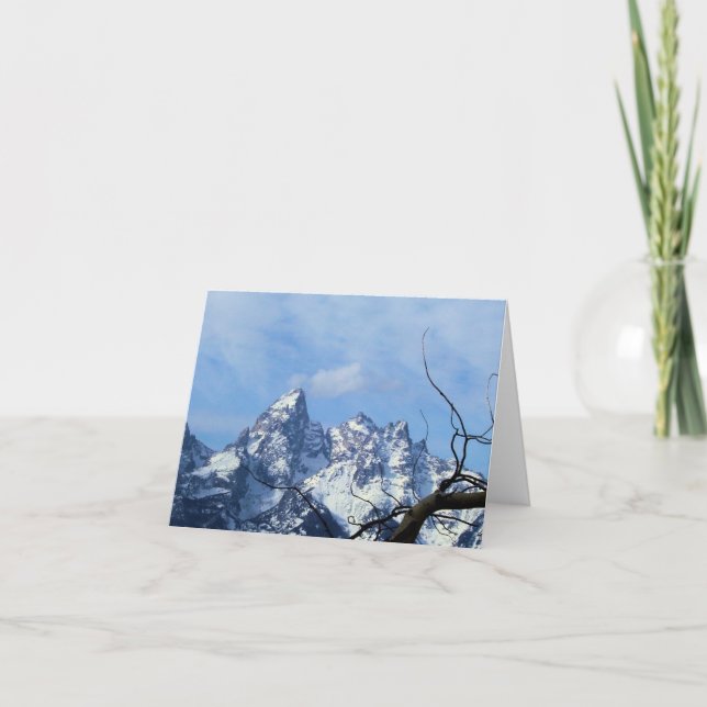 Cartão O Teton grande Notecard (Frente)