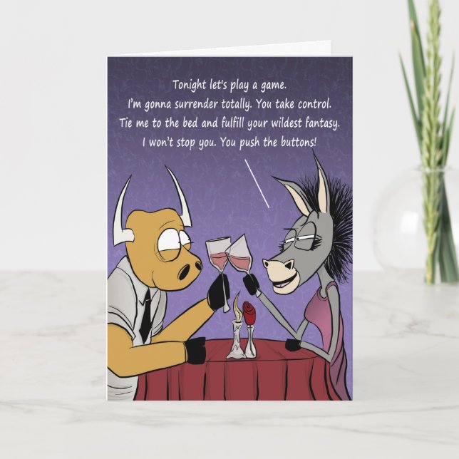 CARTÃO O TONIGHT É SUA NOITE! (Frente)