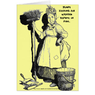 Cartão "O Trabalho Queria: GUARDA-CASA"