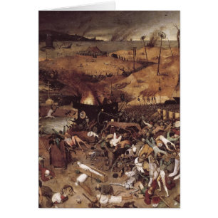Cartão O triunfo da morte de Peter Bruegel